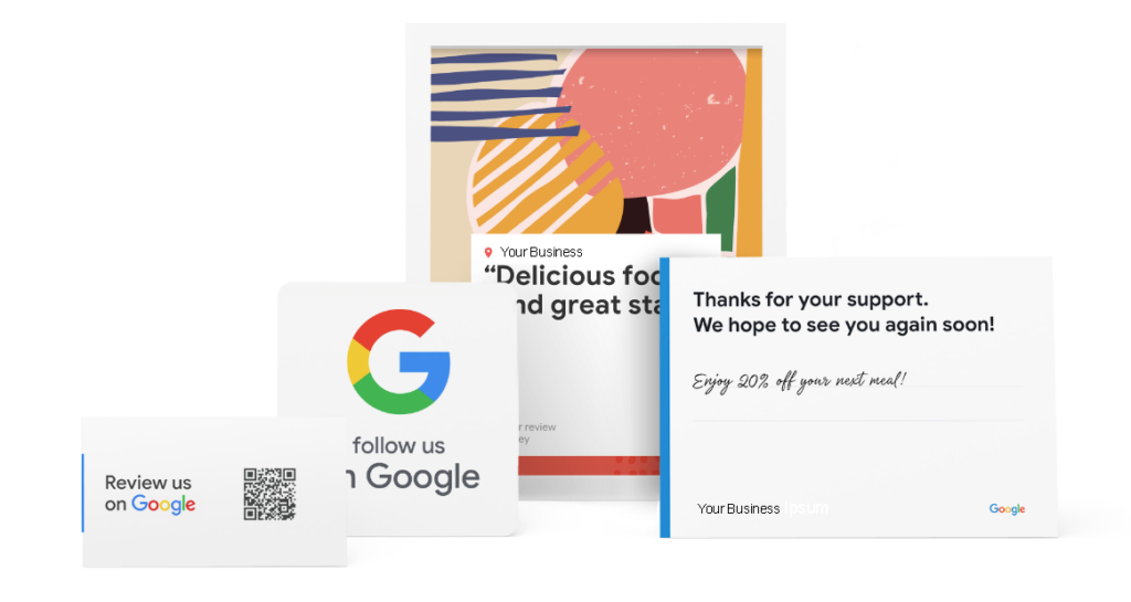 Google Media Kit - Creates signage for your business